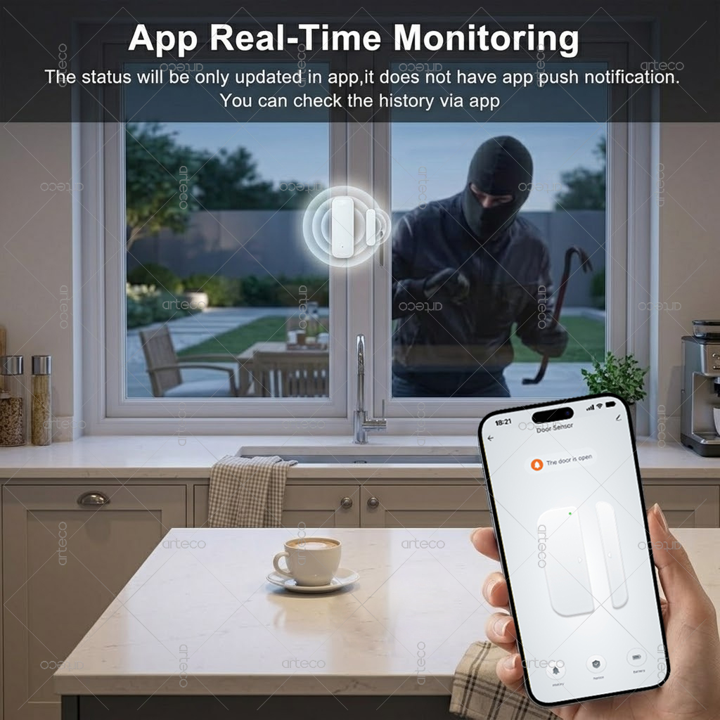Zigbee Door Sensor Window Cont - đánh giá và giá Zigbee Door Window Sensor