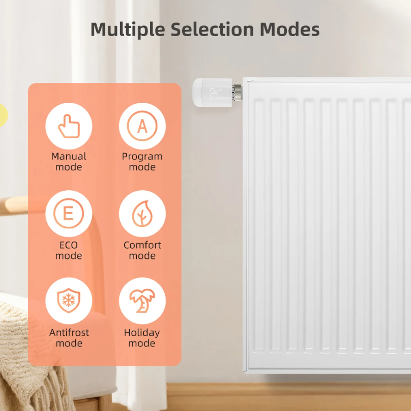 Tuya Zigbee TRV Radiator Actua - đánh giá và giá Zigbee Radiator Thermostat Valve