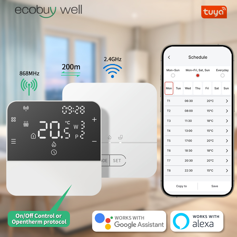 Tuya Smart Opentherm Thermosta - đánh giá và giá Smart Thermostat Boiler Opentherm