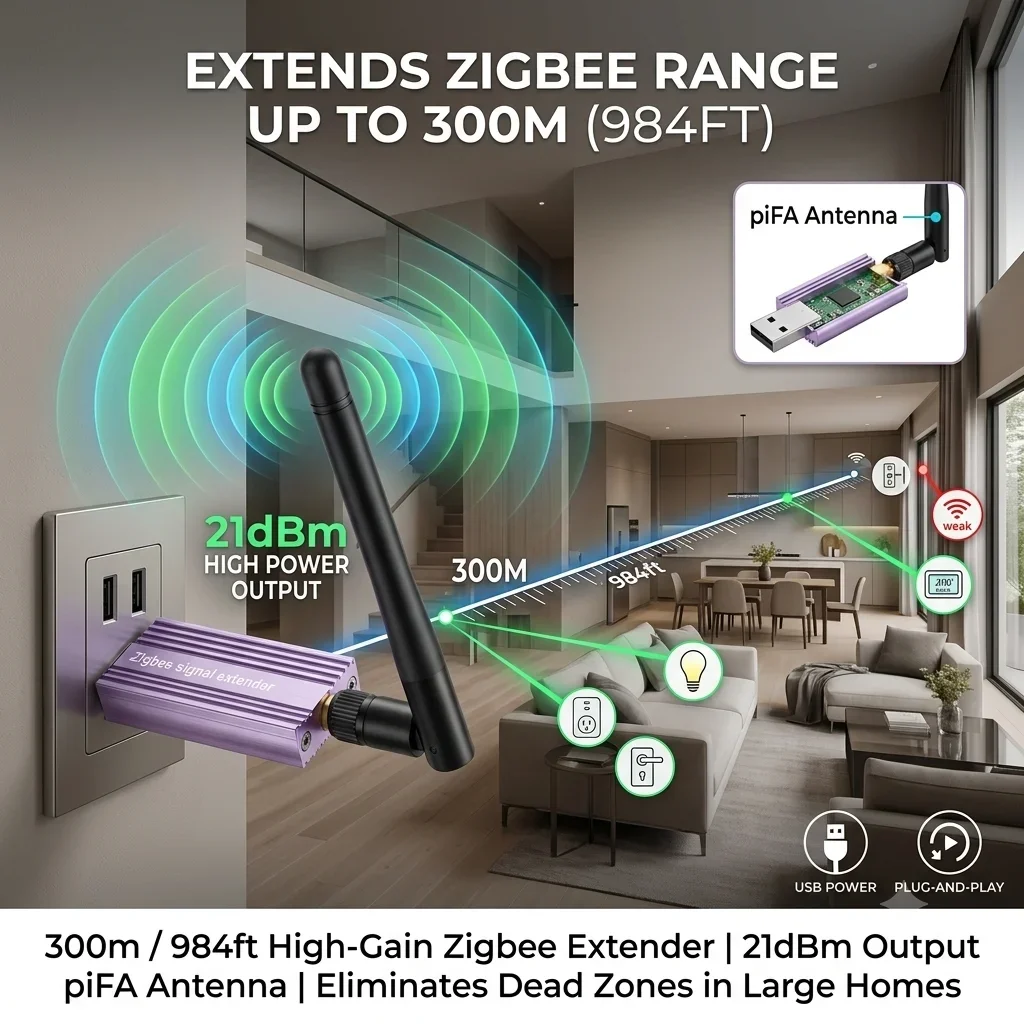 Haozee Zigbee Signal Repeater  - đánh giá và giá Zigbee Repeater Signal Extender