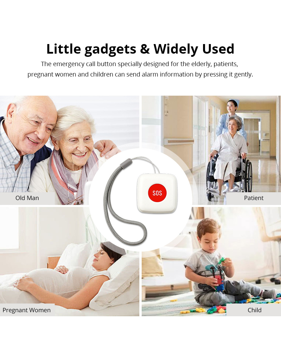 SOS Emergency Button ZigBee Wi - đánh giá và giá Zigbee Smart Button Scene Switch