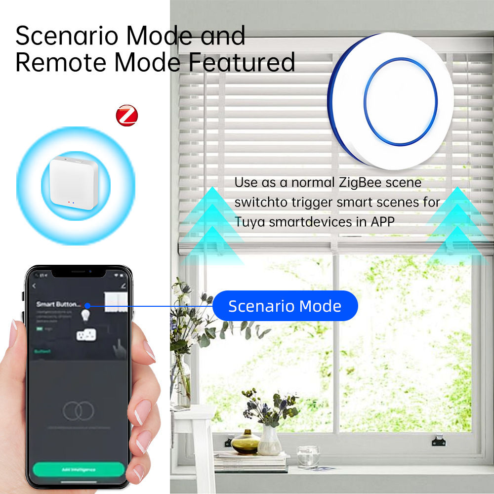 ZigBee Push Button Wireless Sw - đánh giá và giá Zigbee Smart Button Scene Switch