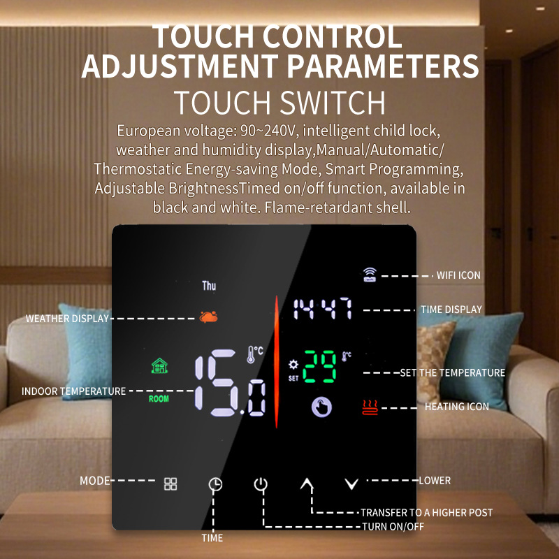 Tuya Thermostat WiFi Electric/ - đánh giá và giá Smart Thermostat Heating Floor