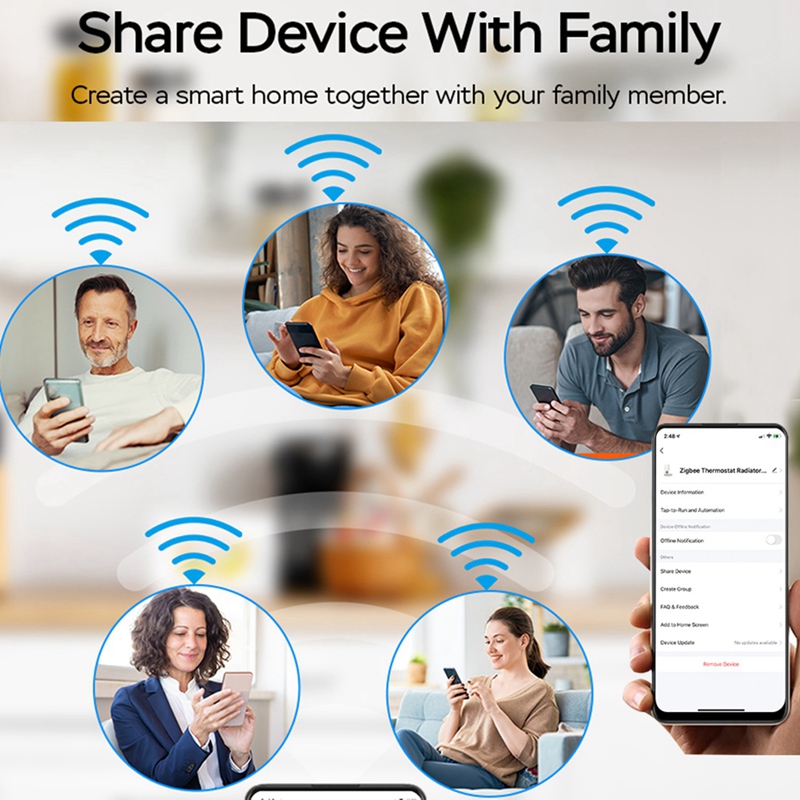 Tuya Smart ZigBee Radiator Act - đánh giá và giá Zigbee Radiator Thermostat Valve