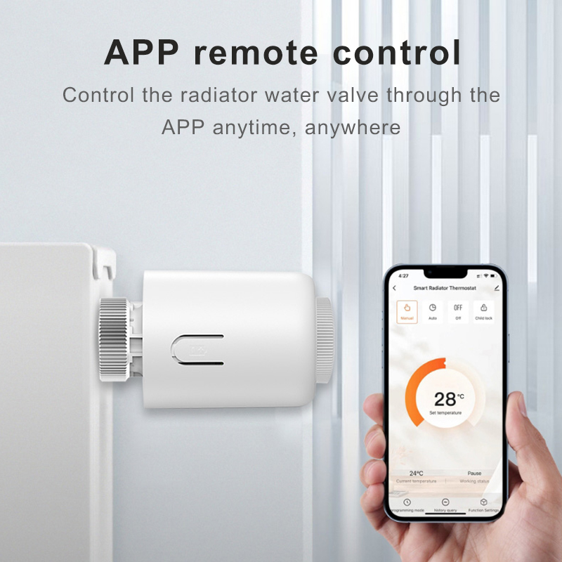 Tuya Zigbee APP Remote Control - đánh giá và giá Zigbee Radiator Thermostat Valve