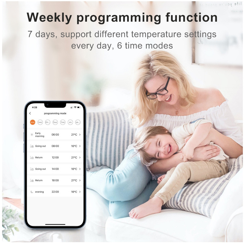 Tuya Zigbee APP Remote Control - đánh giá và giá Zigbee Radiator Thermostat Valve