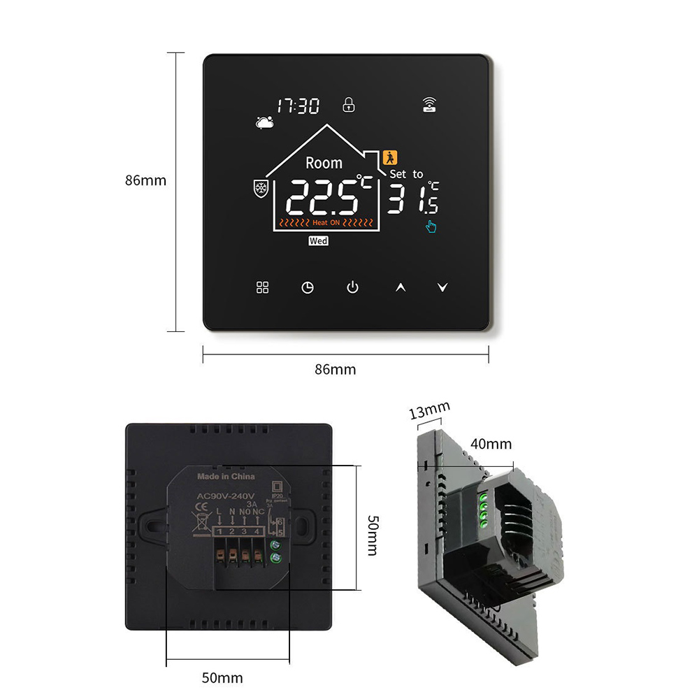 Minco Heat  Humidity and Weath - đánh giá và giá Smart Thermostat Heating Floor