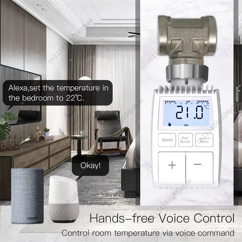 EE for Tuya ZigBee 3.0 Mini Ra - đánh giá và giá Zigbee Radiator Thermostat Valve