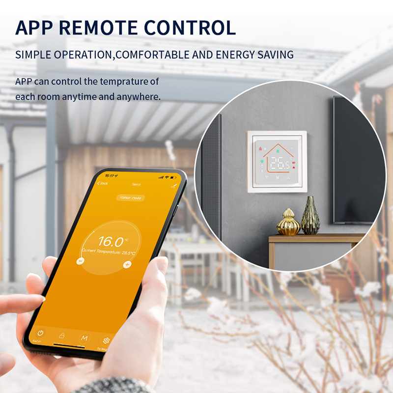 Smart WiFi Thermostat Works Tu - đánh giá và giá Smart Thermostat Heating Floor