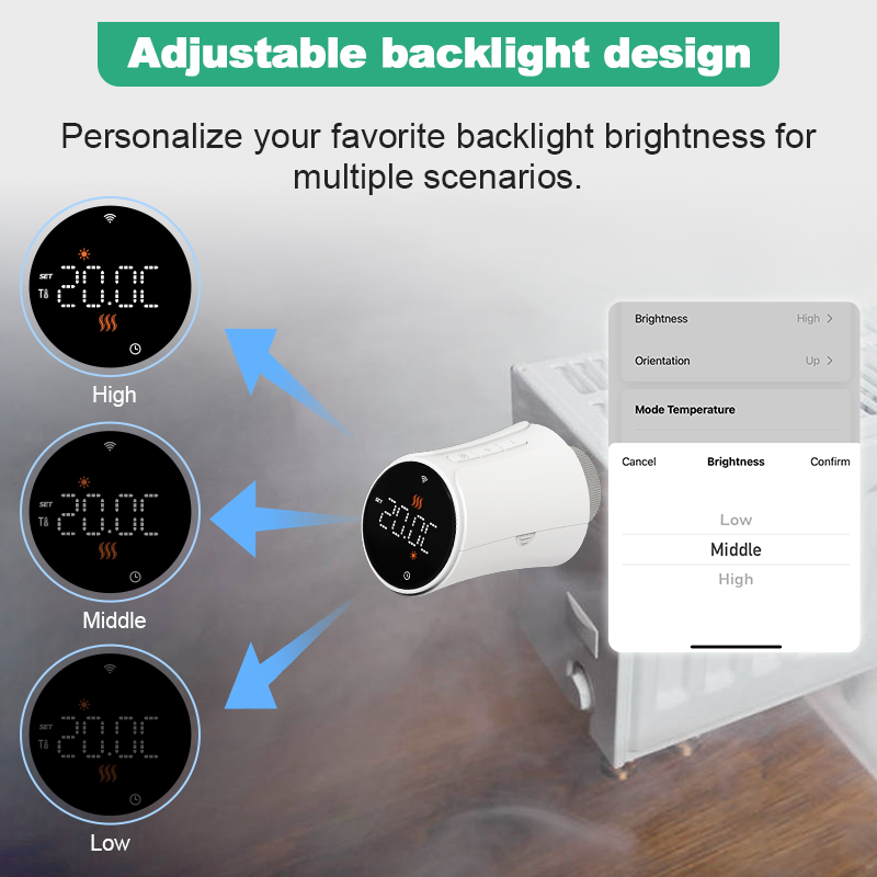 Tuya Smart Zigbee Thermostatic - đánh giá và giá Smart Trv Thermostat Tuya
