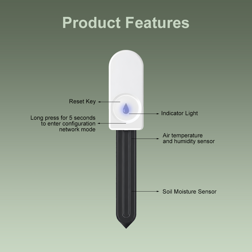 ZigBee Soil Moisture Tester Hu - đánh giá và giá Zigbee Temperature Humidity Sensor