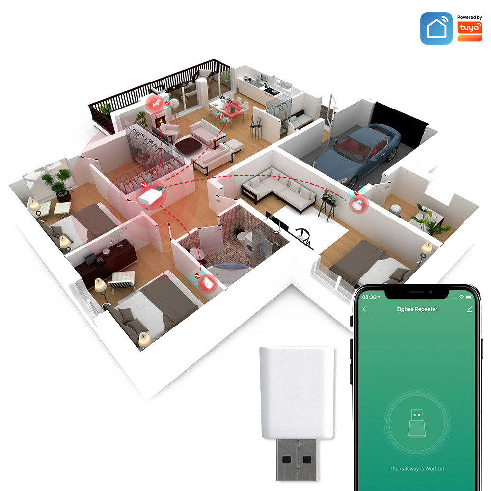 3.0 Signal Repeater USB Extend - đánh giá và giá Zigbee Repeater Signal Extender