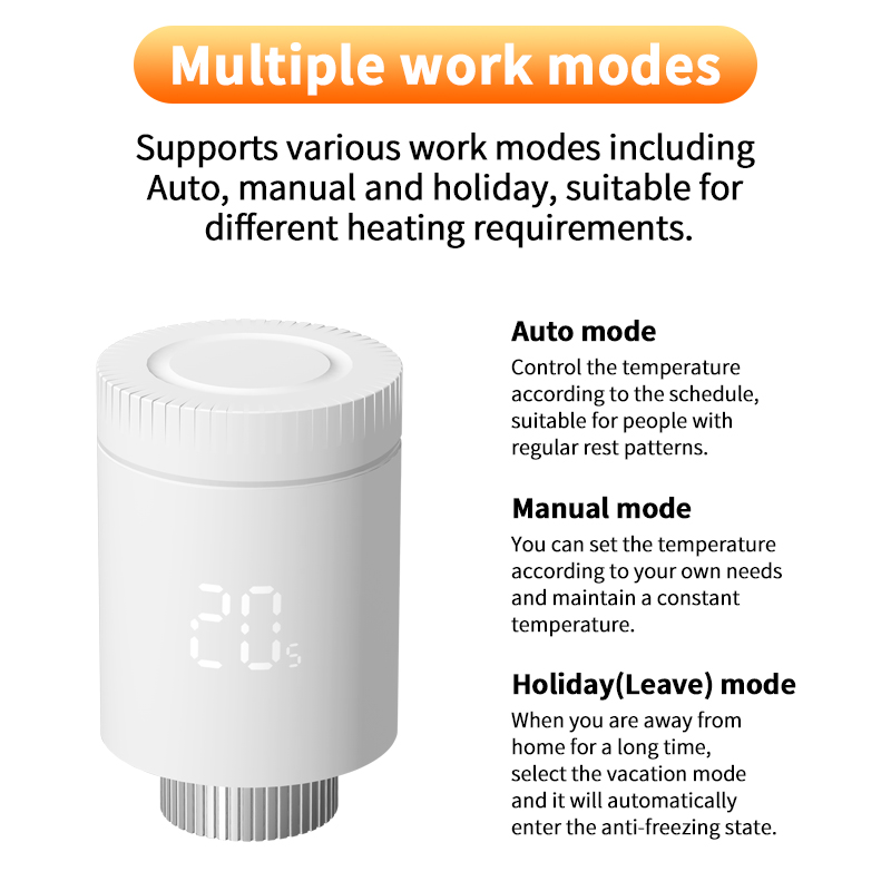 Smart ZigBee 3.0 Radiator Valv - đánh giá và giá Zigbee Radiator Thermostat Valve