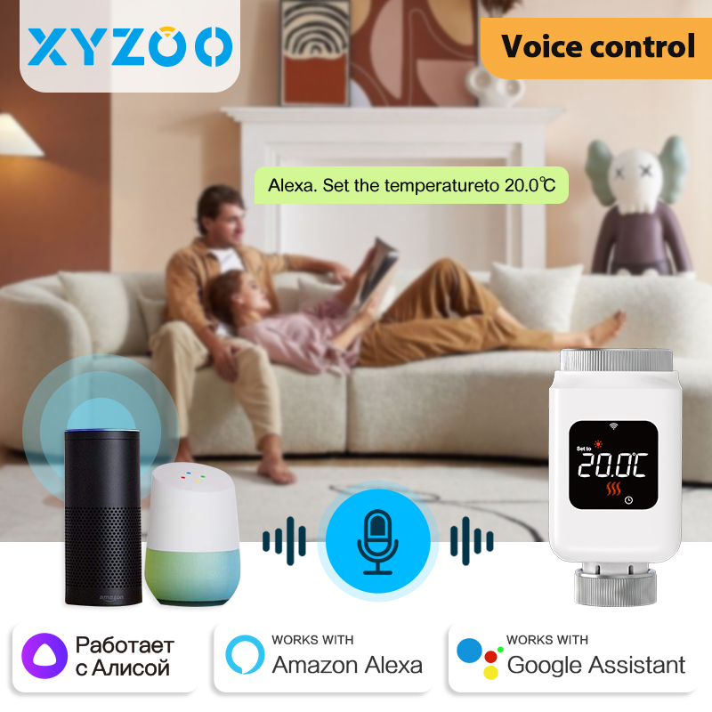 Tuya Smart WiFi Zigbee TRV Rad - đánh giá và giá Zigbee Radiator Thermostat Valve