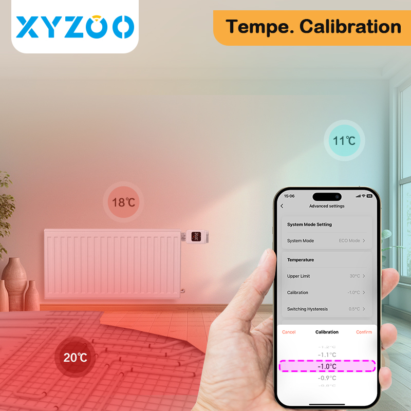 Tuya Smart WiFi Zigbee TRV Rad - đánh giá và giá Zigbee Radiator Thermostat Valve