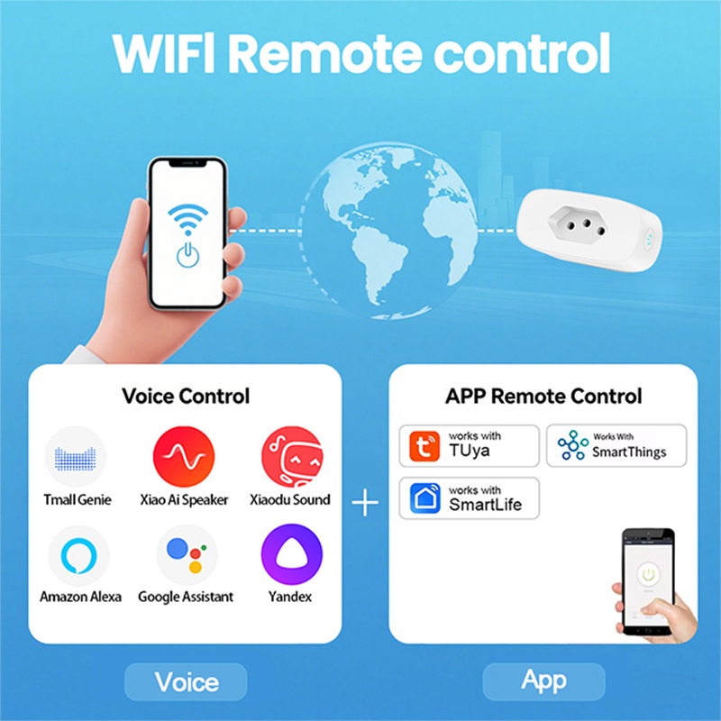 Brazil Standard Smart Plug 16A - đánh giá và giá Zigbee Smart Plug Energy Monitor