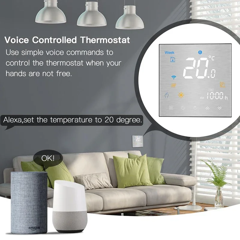 Tuya Wifi Thông Minh Bình Giữ  - đánh giá và giá Smart Thermostat Heating Floor