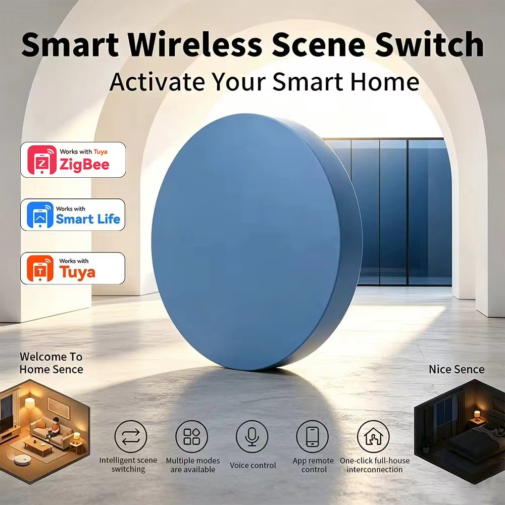 HIMOJO Zigbee Smart Scene Push - đánh giá và giá Zigbee Smart Button Scene Switch