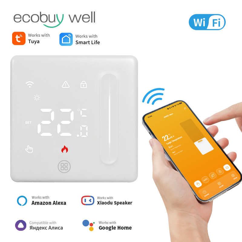 Tuya Wi-Fi Thermostat Smart Fo - đánh giá và giá Smart Thermostat Heating Floor