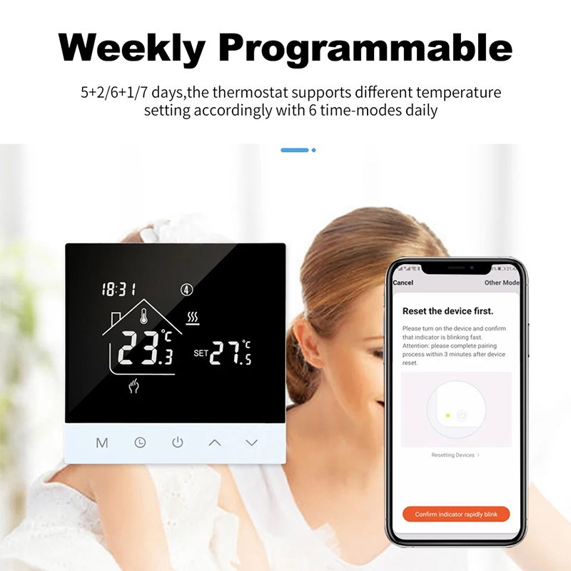 YMD Smart Tuya  Wifi Heating T - đánh giá và giá Smart Thermostat Heating Floor