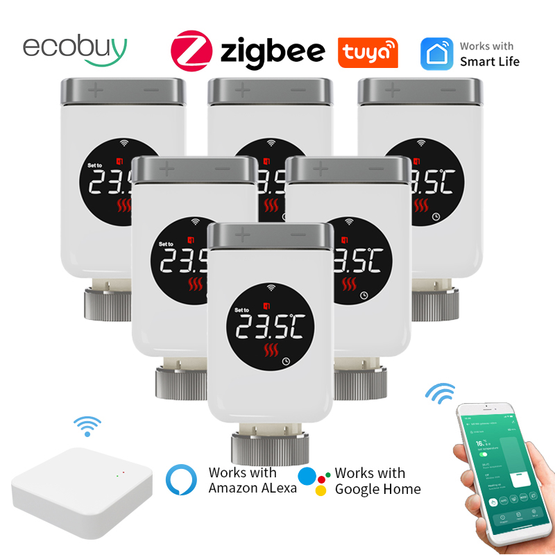 Tuya Smart Home Zigbee 3.0 The - đánh giá và giá Zigbee Radiator Thermostat Valve