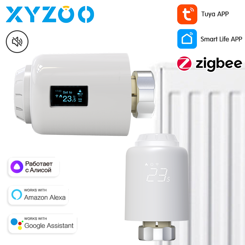 Tuya Smart ZigBee Thermostatic - đánh giá và giá Smart Trv Thermostat Tuya