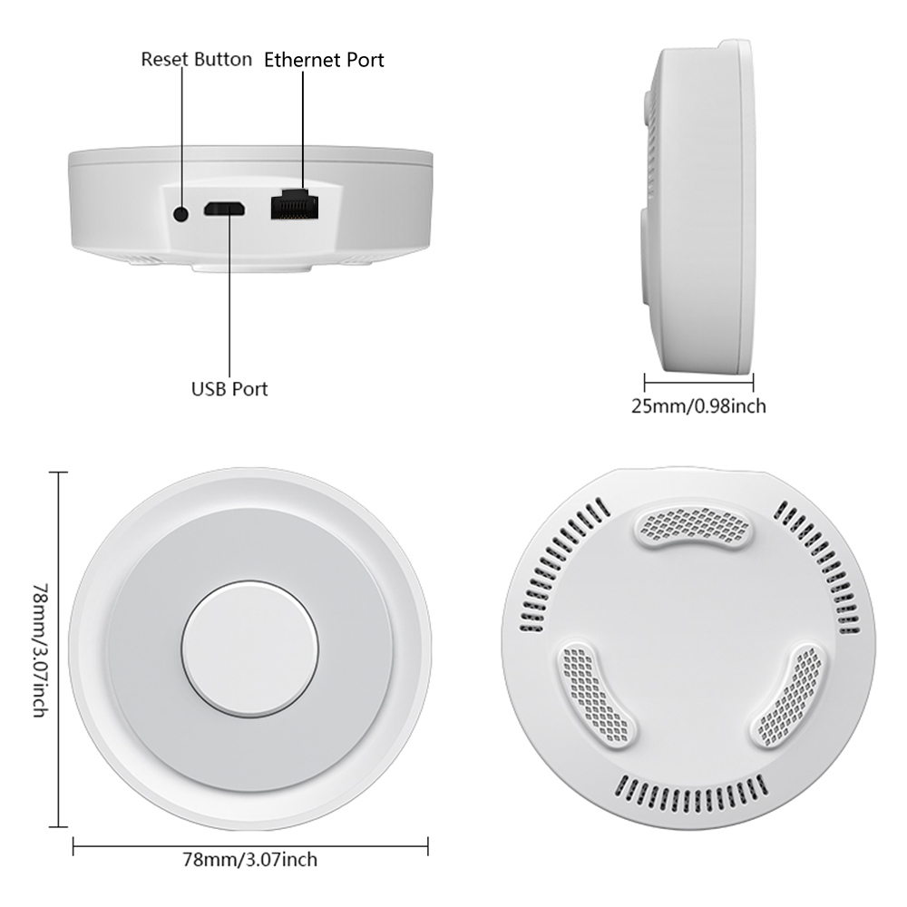 Tuya ZigBee Thông Minh Cửa Ngõ - đánh giá và giá Zigbee Gateway Hub Tuya