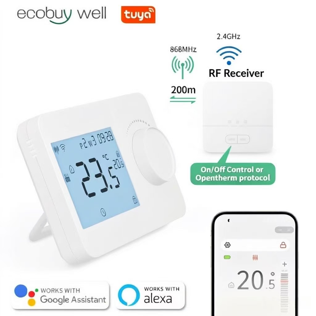 Tuya Smart Wifi Thermostat Ope - đánh giá và giá Smart Thermostat Boiler Opentherm
