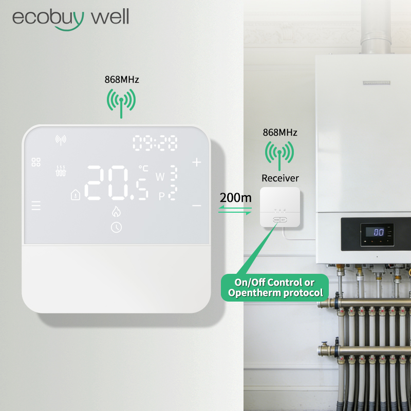 Opentherm Wireless Heating The - đánh giá và giá Smart Thermostat Boiler Opentherm